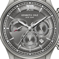 Dress Sport Chronograph Stainless Steel Bracelet Watch | Kenneth Cole GUN