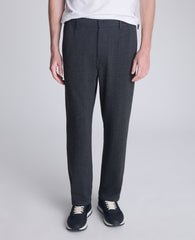Shop Relaxed Cropped Slacks: Charcoal Mix, Stretch Fit | KC | Kenneth Cole CHARCOLE MIX
