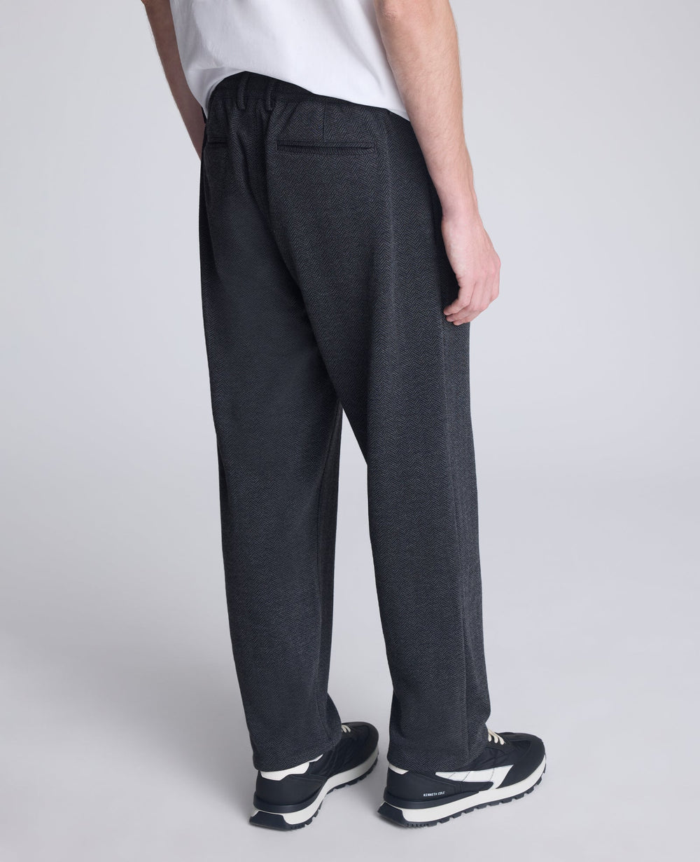 Shop Relaxed Cropped Slacks: Charcoal Mix, Stretch Fit | KC | Kenneth Cole CHARCOLE MIX