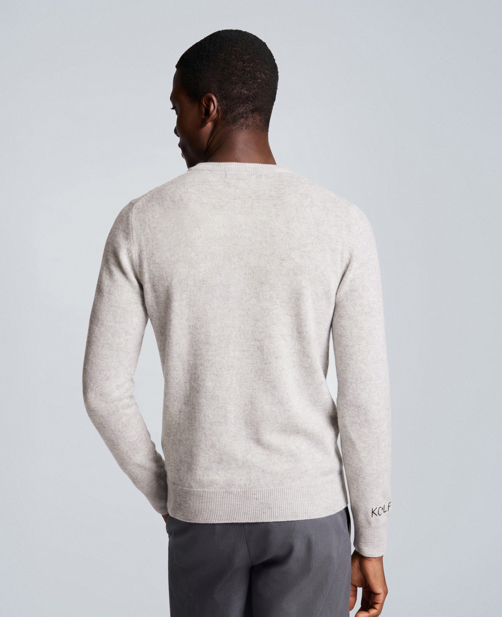 Speak Up Cashmere Crewneck Sweater, Grey | Kenneth Cole | Kenneth Cole GREY