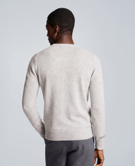 Speak Up Cashmere Crewneck Sweater, Grey | Kenneth Cole | Kenneth Cole GREY