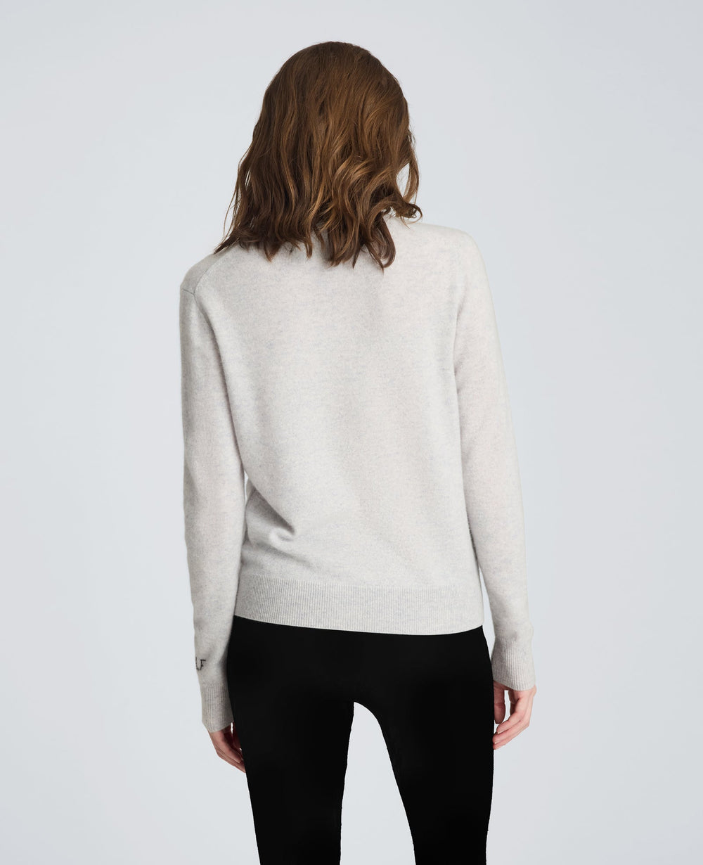 Speak Up Cashmere Crewneck Sweater, Grey | Kenneth Cole | Kenneth Cole GREY