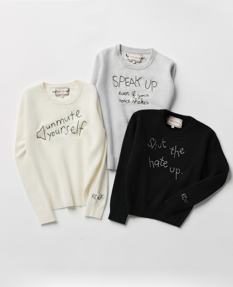 Unmute Yourself Cashmere Sweater, Cream | Kenneth Cole | Kenneth Cole CREAM