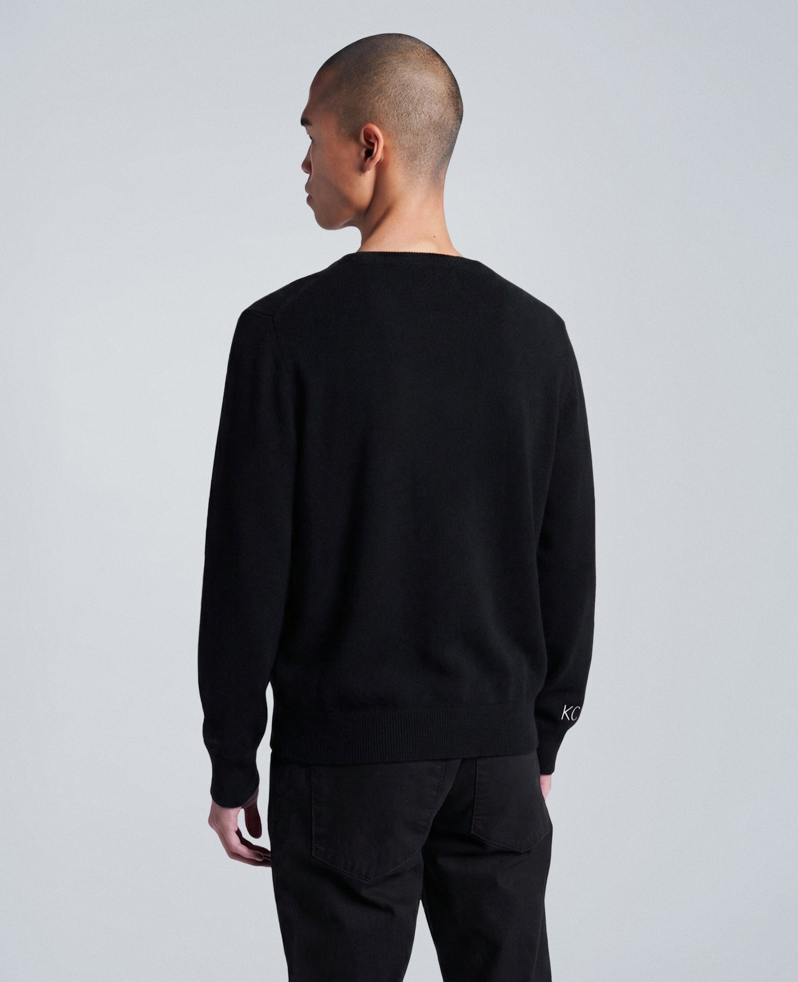 Shop Shut The Hate Up Cashmere Sweater – Black | KC | Kenneth Cole BLACK
