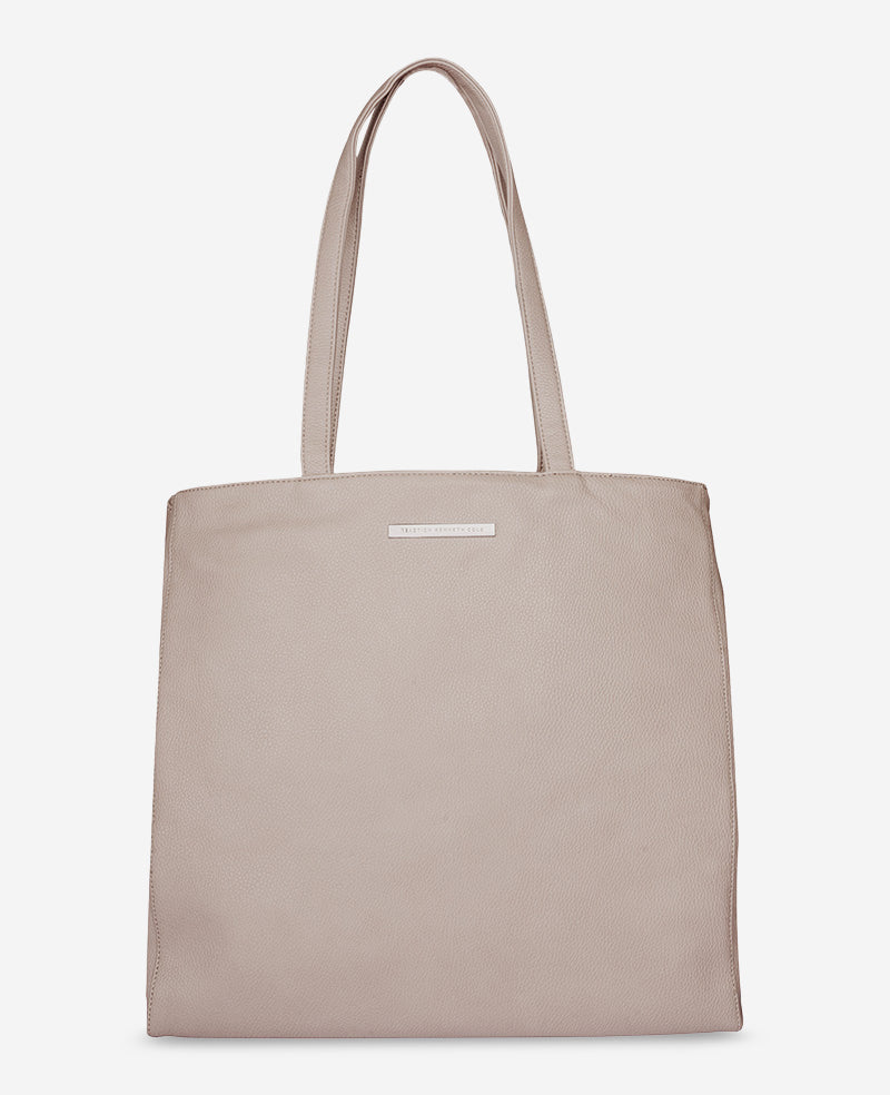 Shop Marley Tote Bag with Removable Laptop Sleeve, Taupe | KC | Kenneth Cole TAUPE