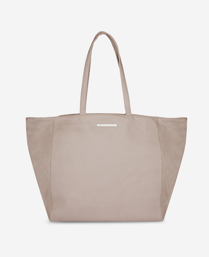 Shop Marley Tote Bag with Removable Laptop Sleeve, Taupe | KC | Kenneth Cole TAUPE