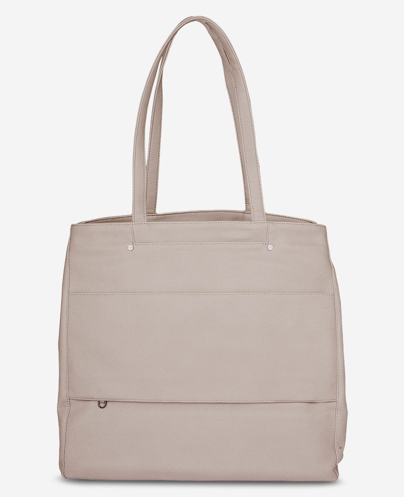 Shop Marley Tote Bag with Removable Laptop Sleeve, Taupe | KC | Kenneth Cole TAUPE