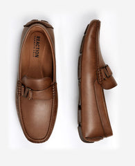 REACTION - Stan Band Driving Loafers for Men, Cognac | KC | Kenneth Cole COGNAC