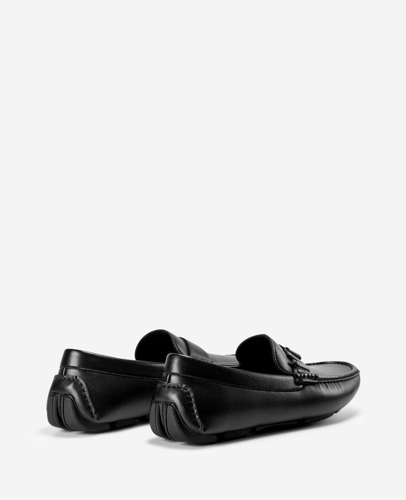 REACTION - Stan Band Driving Loafers for Men, Black | KC | Kenneth Cole BLACK