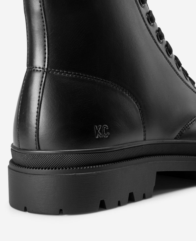 REACTION Petro Lug Sole Boot – Black Men | Kenneth Cole | Kenneth Cole BLACK