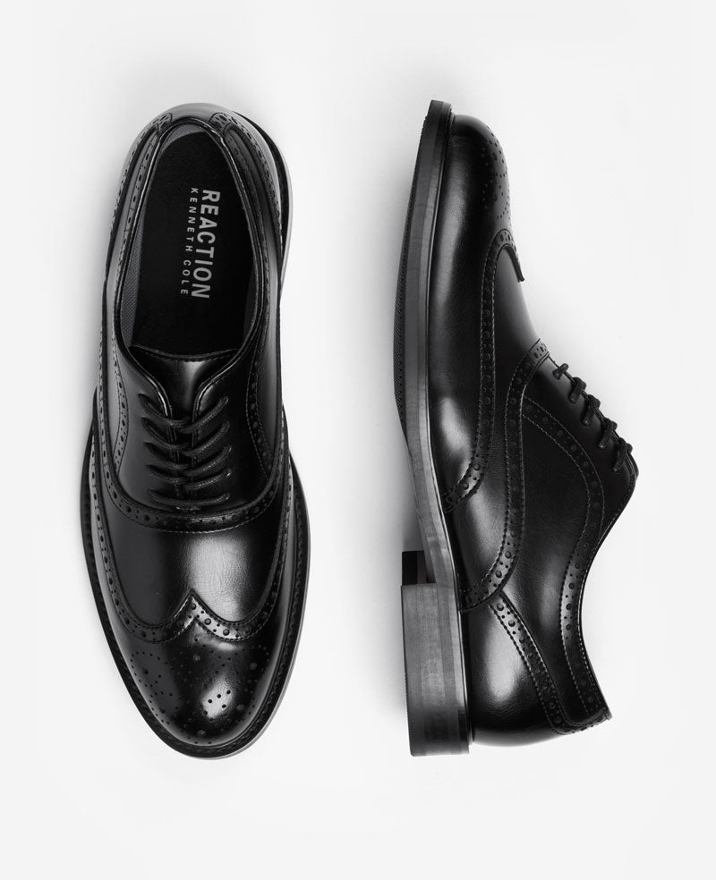 REACTION Lance Brogue Oxford – Black Men | Kenneth Cole | Kenneth Cole BLACK