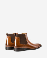 Shop REACTION Hulard Chelsea Boot – Cognac Men | KC | Kenneth Cole COGNAC