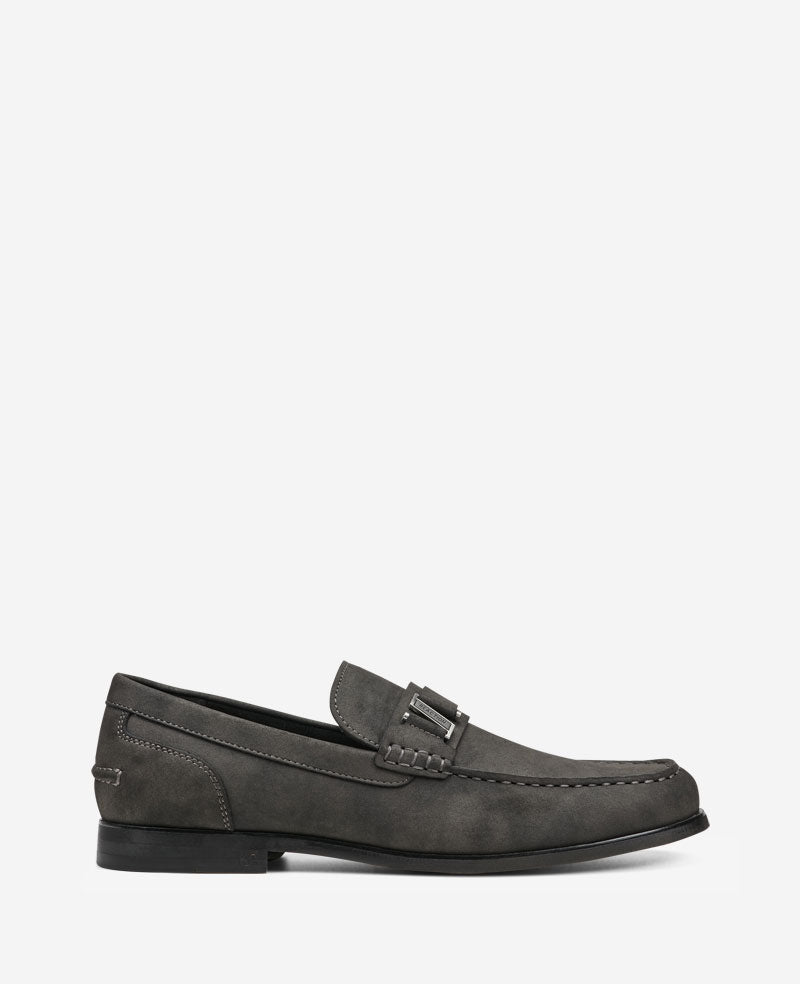 REACTION Estate Belt Loafer – Charcoal Men | Kenneth Cole | Kenneth Cole CHARCOLE FAUX SUEDE