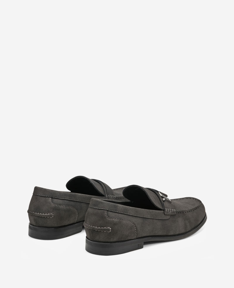 REACTION Estate Belt Loafer – Charcoal Men | Kenneth Cole | Kenneth Cole CHARCOLE FAUX SUEDE