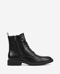 REACTION Captain Combat Boot – Black Zip | Kenneth Cole | Kenneth Cole BLACK