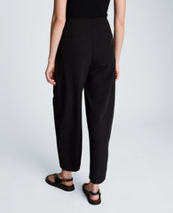 Fly Front Tapered Leg High Waisted Pleated Pant | Kenneth Cole BLACK