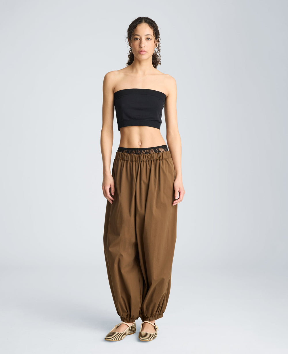 Pull On Bubble Leg Pant | Kenneth Cole BRUNETTE
