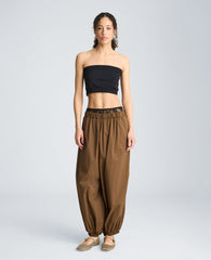 Pull On Bubble Leg Pant | Kenneth Cole BRUNETTE