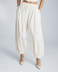 Pull On Bubble Leg Pant | Kenneth Cole PURE WHITE