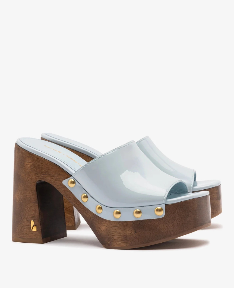 Larroudé x Kenneth Cole: Mule Maya Patent Leather | Kenneth Cole MAYA