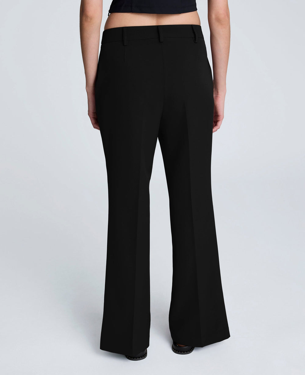Shop Luxe Twill Flare Leg Pant – Black | Kenneth Cole | Kenneth Cole BLACK
