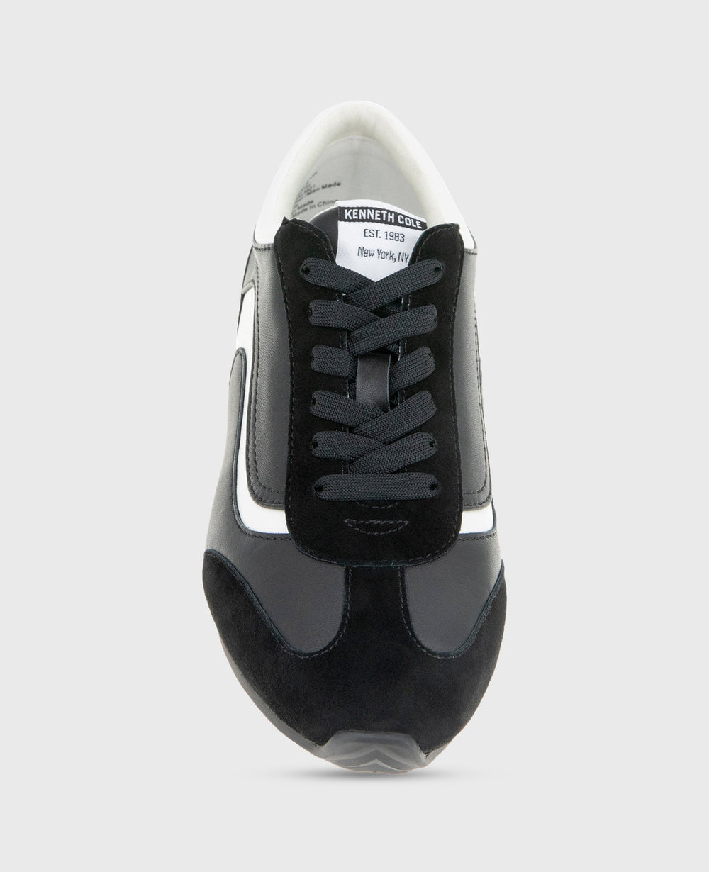 Shop Alma Black Leather Sneaker | Kenneth Cole | Kenneth Cole BLACK LEATHER