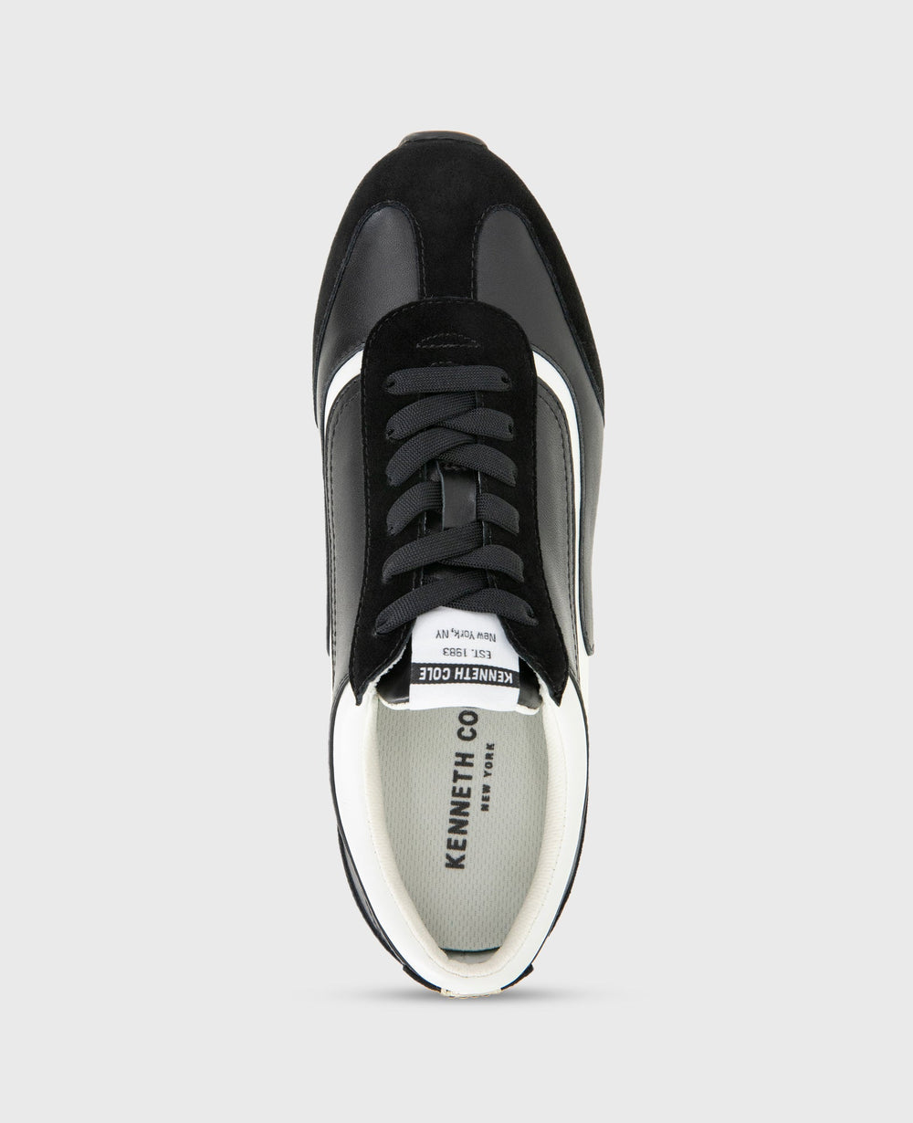 Shop Alma Black Leather Sneaker | Kenneth Cole | Kenneth Cole BLACK LEATHER