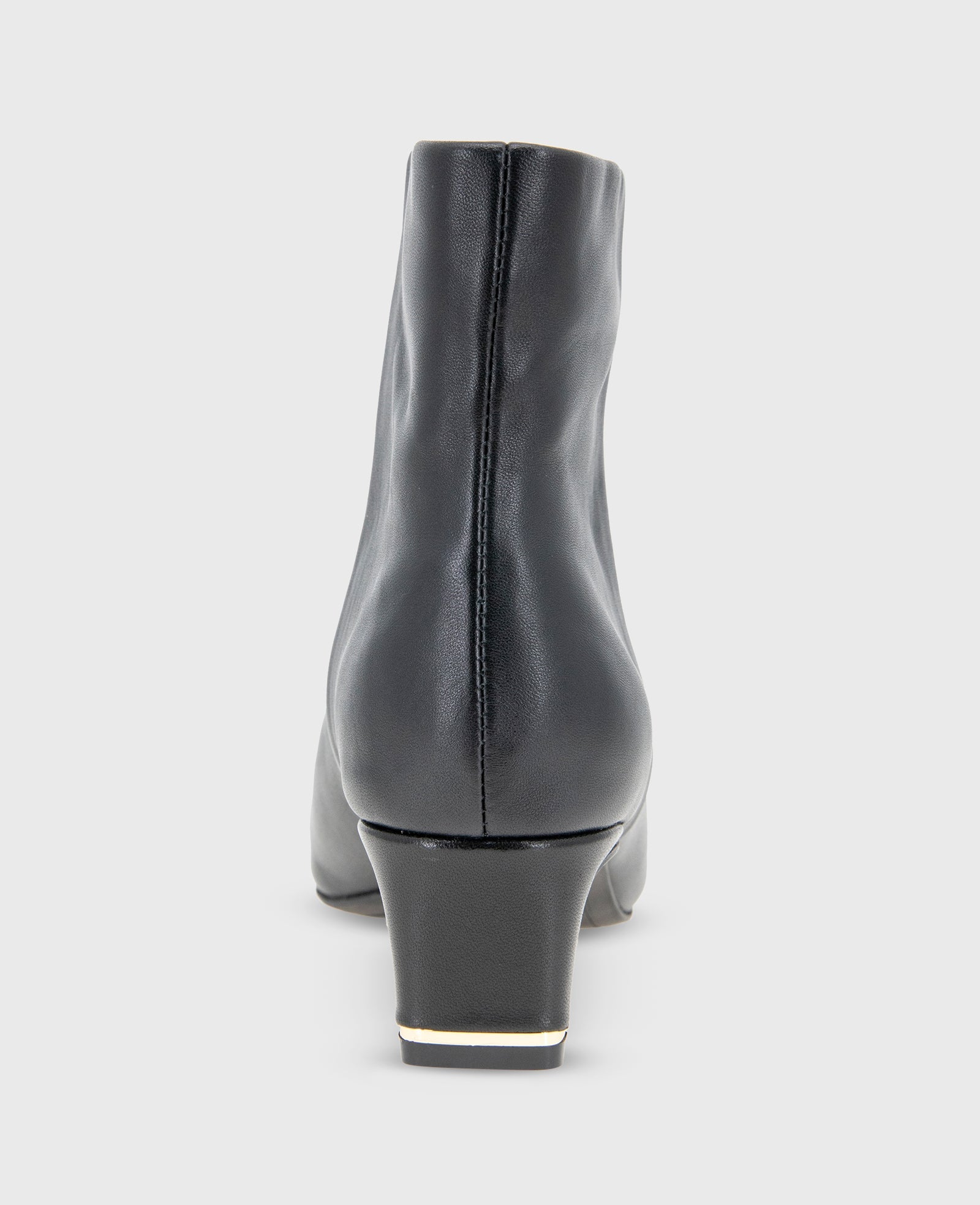 Shop Miranda Black Leather Heel Bootie | Kenneth Cole | Kenneth Cole BLACK LEATHER