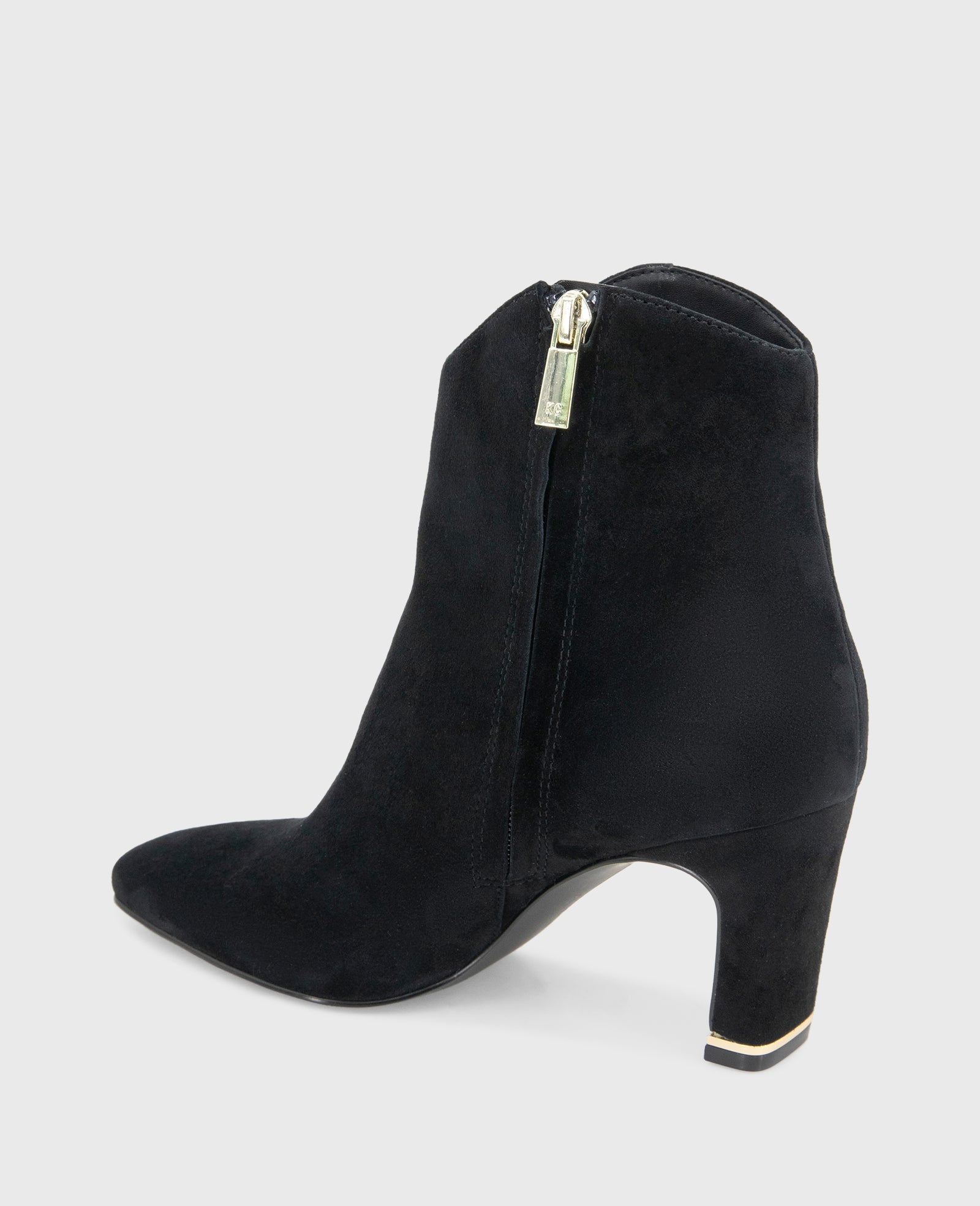 Shop Grizelda Black Suede Heel Boot | Kenneth Cole | Kenneth Cole BLACK SUEDE