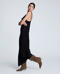 Asymmetrical Hem Cowl Neck Dress – Black | Kenneth Cole | Kenneth Cole BLACK