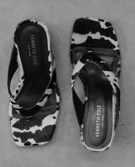 Shop Susannah Brown Calf Hair Wedge Sandal | Kenneth Cole | Kenneth Cole BROWN MULTI HAIRCALF