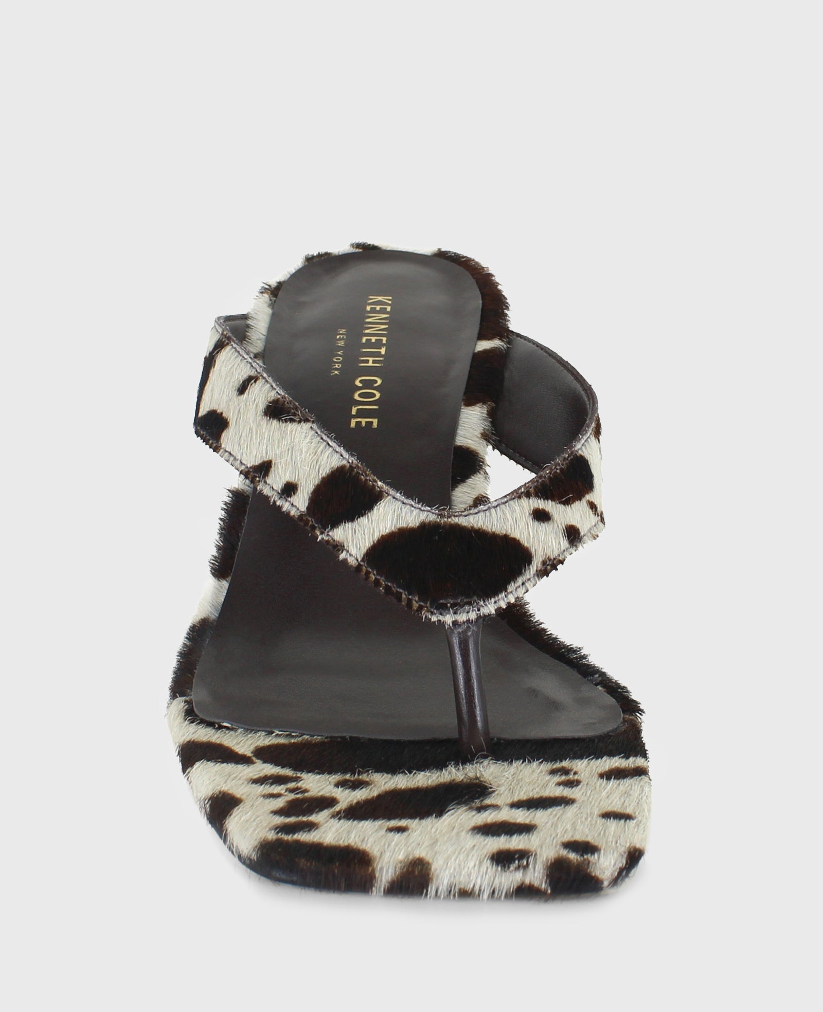 Shop Susannah Brown Calf Hair Wedge Sandal | Kenneth Cole | Kenneth Cole BROWN MULTI HAIRCALF