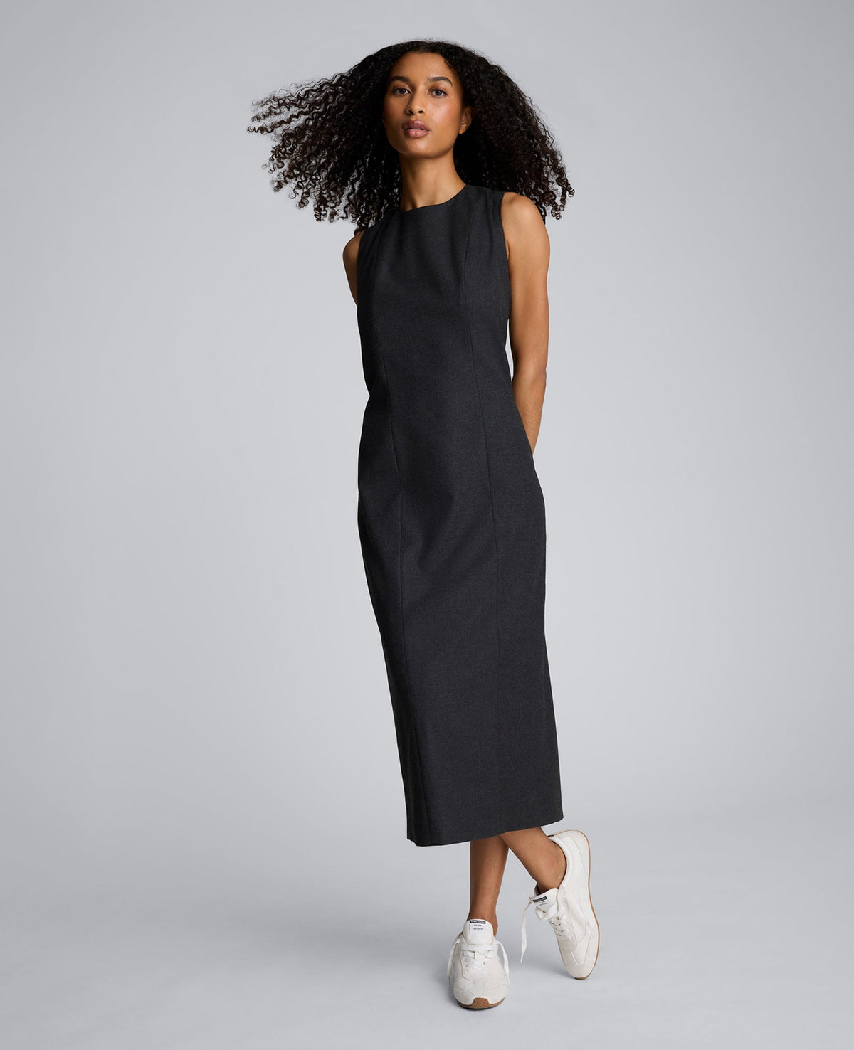Flannel Midi Sheath Dress | Kenneth Cole CHAR COLE