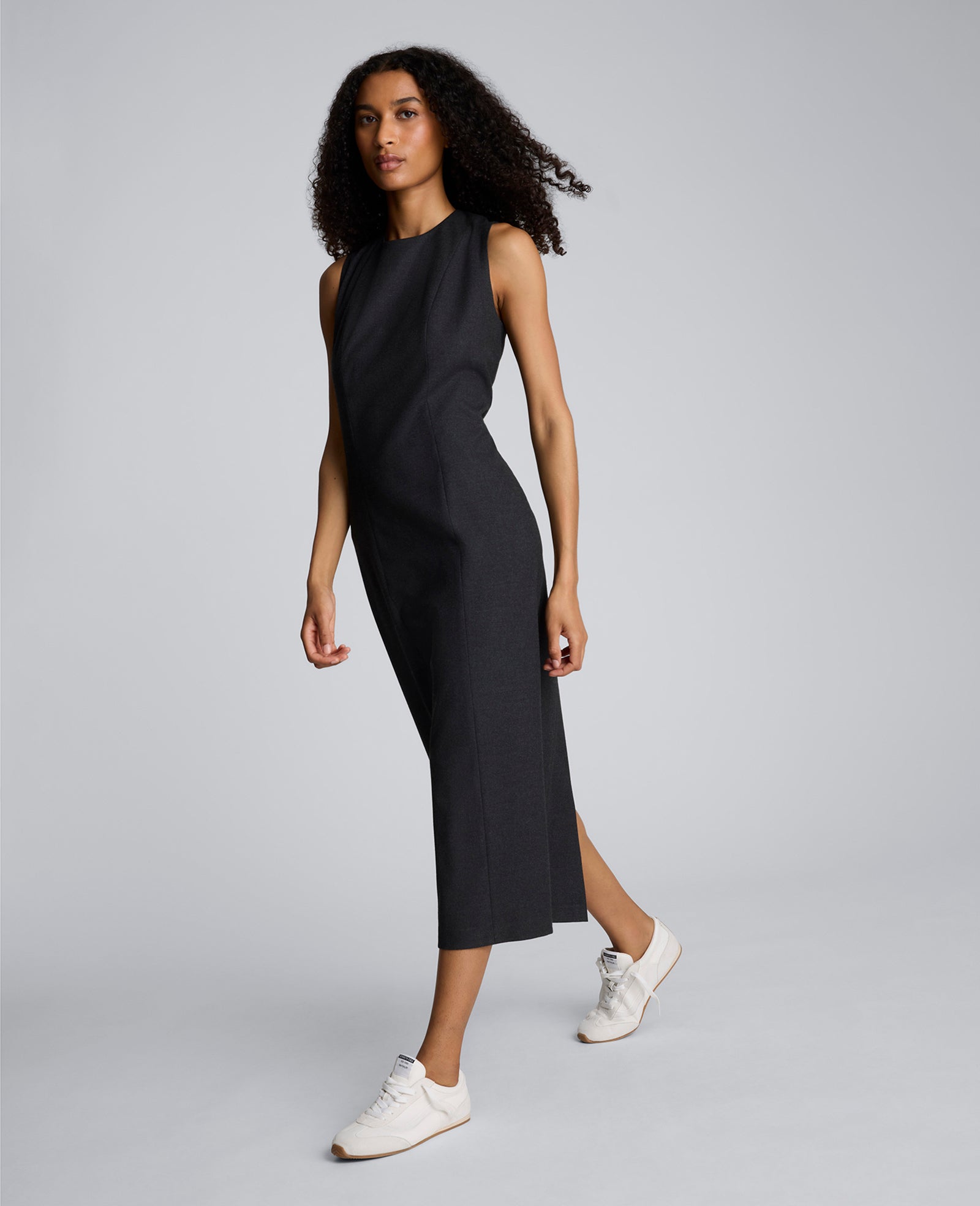 Flannel Midi Sheath Dress | Kenneth Cole CHAR COLE