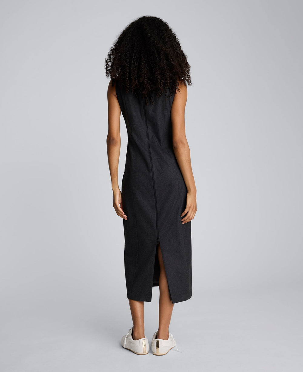 Flannel Midi Sheath Dress | Kenneth Cole CHAR COLE