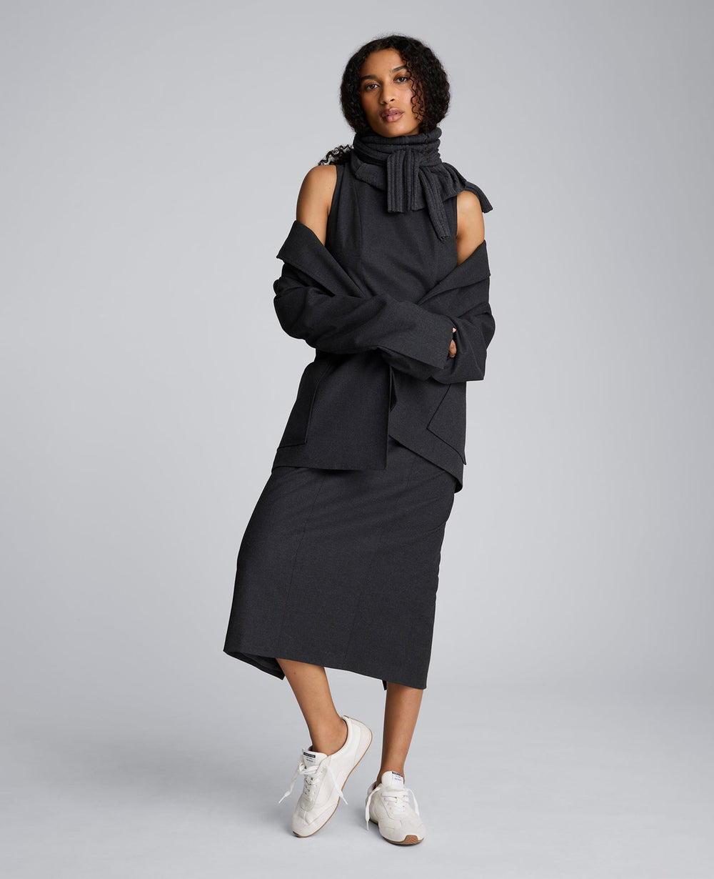 Flannel Midi Sheath Dress | Kenneth Cole CHAR COLE