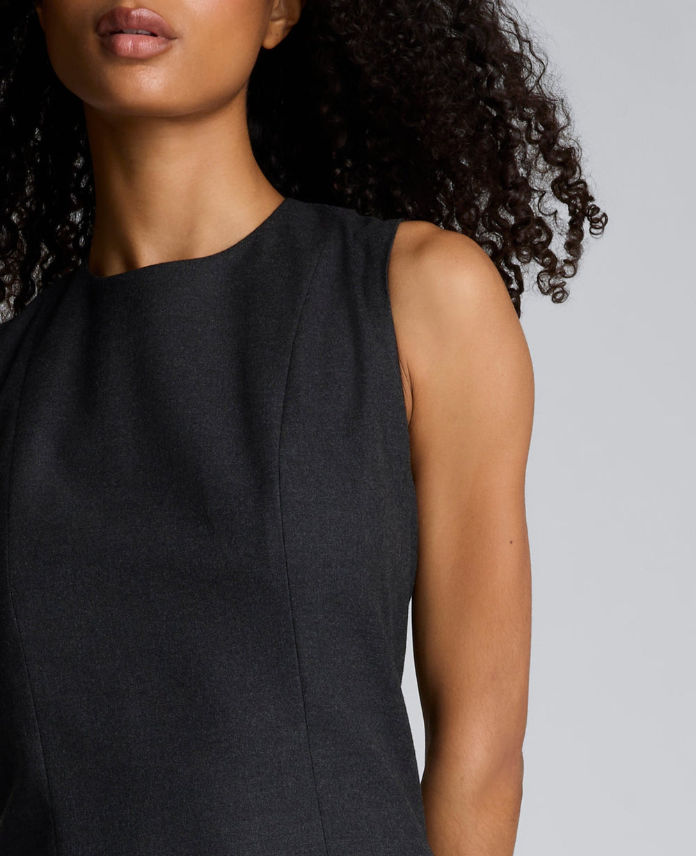 Flannel Midi Sheath Dress | Kenneth Cole CHAR COLE