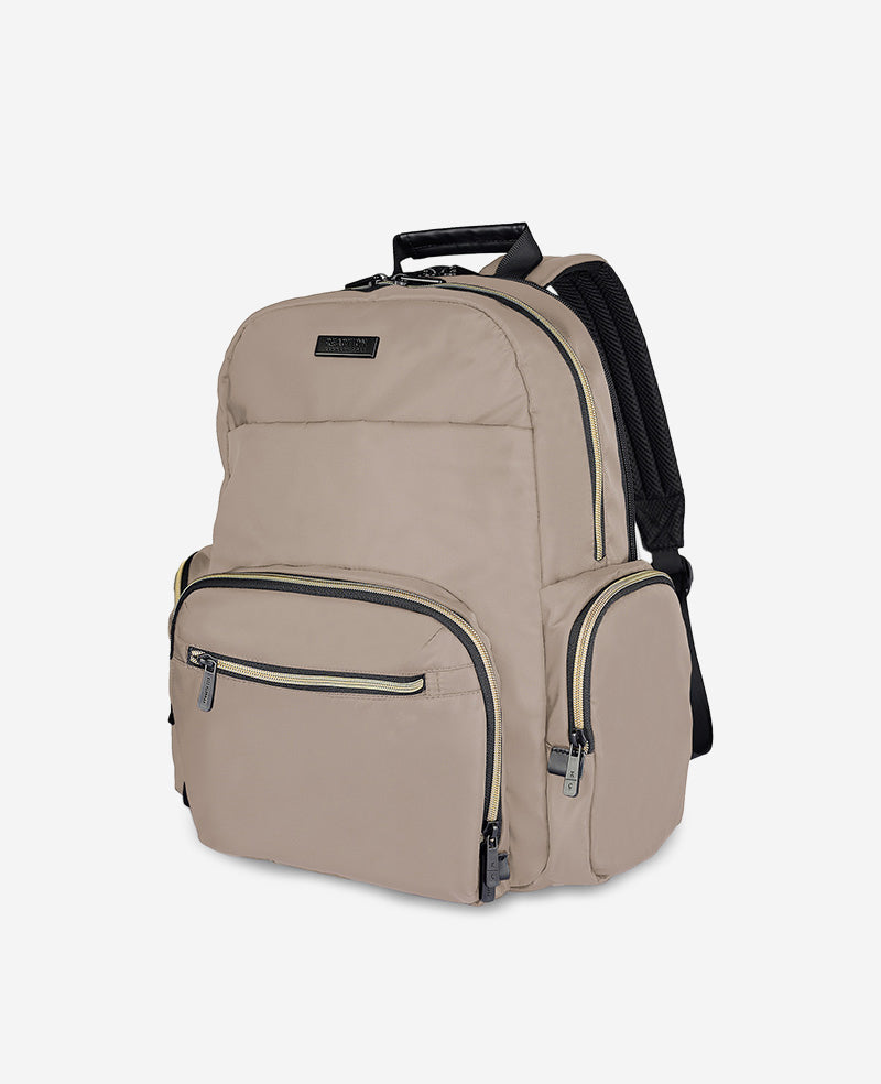 Shop Sophie 15.6" Nylon Computer Backpack, Taupe| Kenneth Cole | Kenneth Cole TAUPE