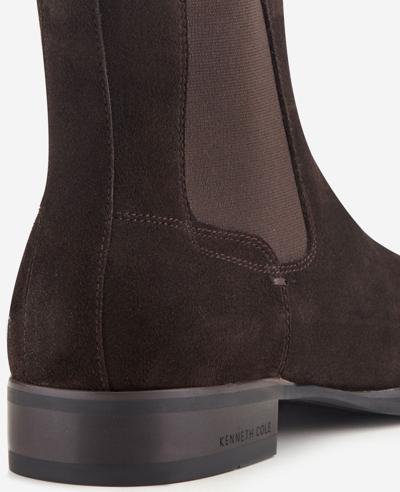 Raymond Suede Chelsea Boot for Men, Mocha | Kenneth Cole | Kenneth Cole MOCHA SUEDE