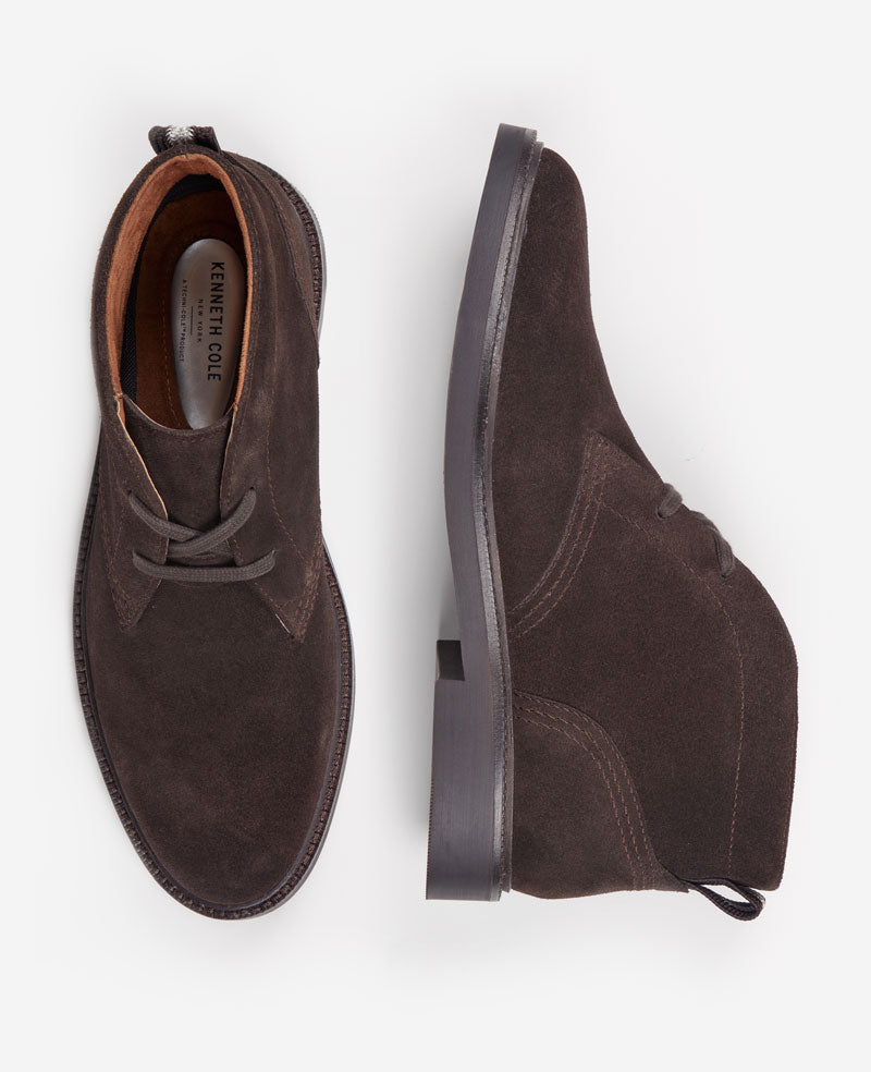 Wilhem Suede Chukka Boots for Men, Mocha | Kenneth Cole | Kenneth Cole MOCHA SUEDE