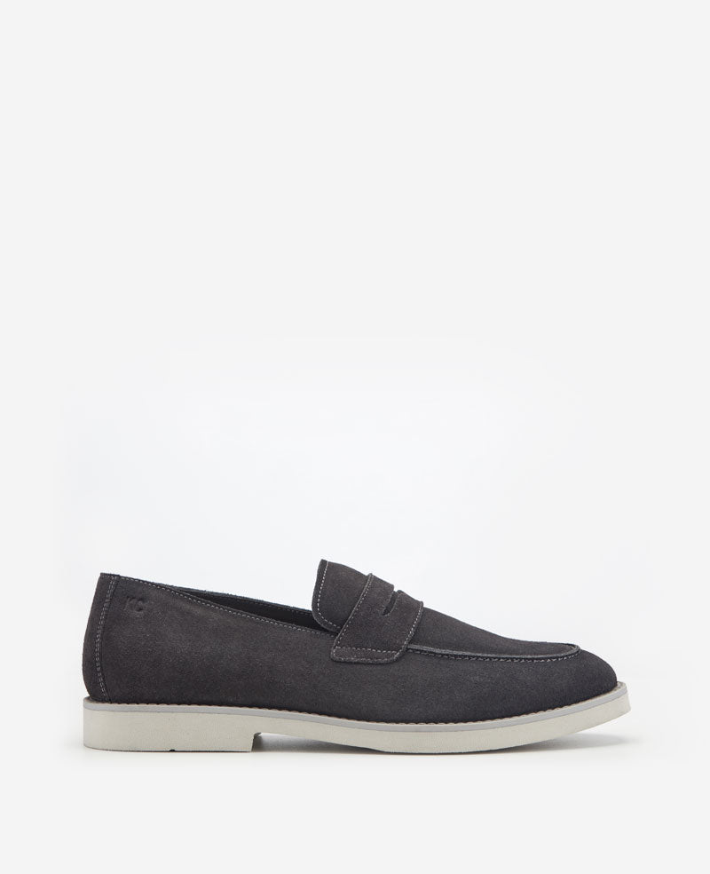Savon Casual Penny Loafer | Kenneth Cole CHARCOLE SUEDE