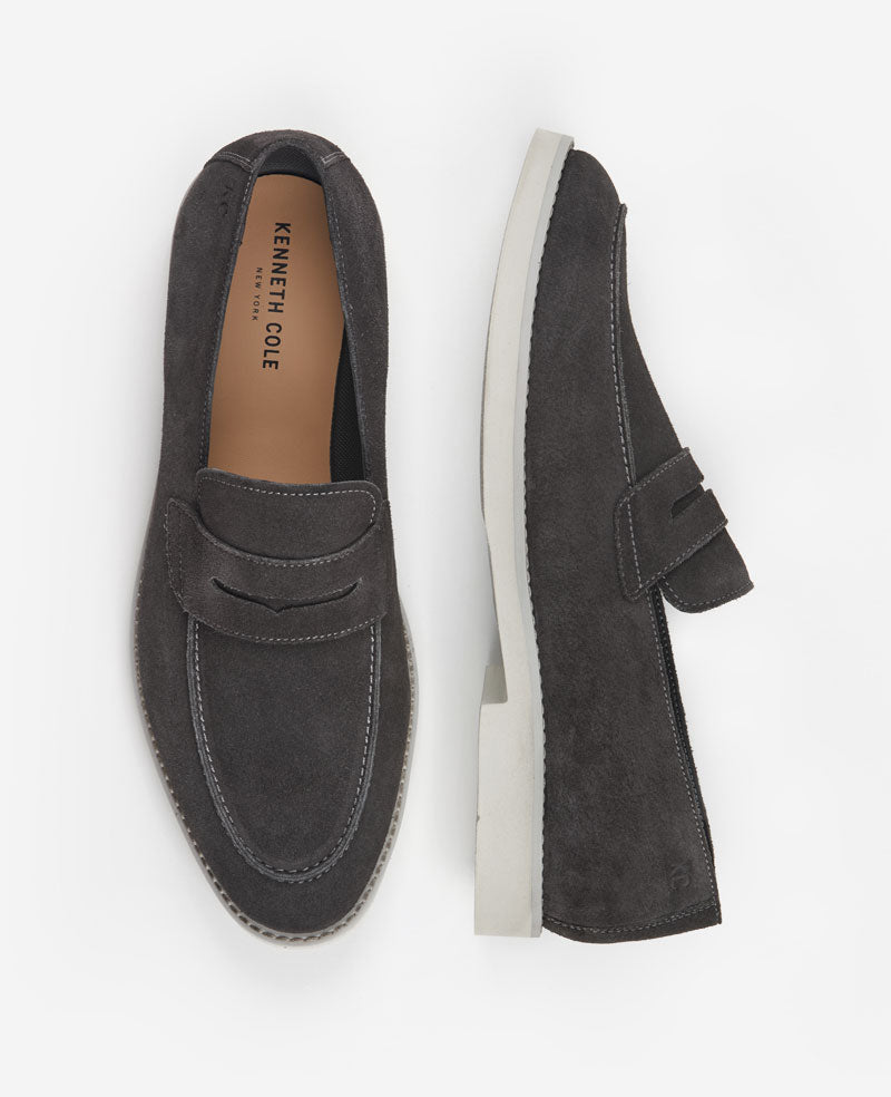Savon Casual Penny Loafer | Kenneth Cole CHARCOLE SUEDE
