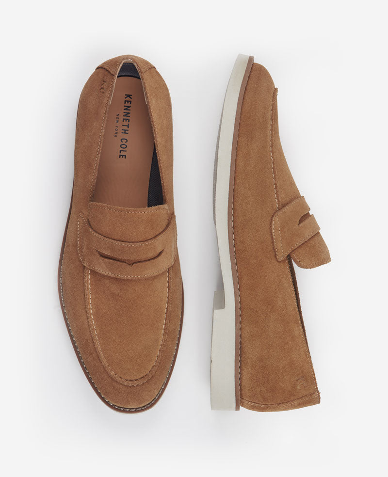 Savon Casual Penny Loafer | Kenneth Cole TAN SUEDE
