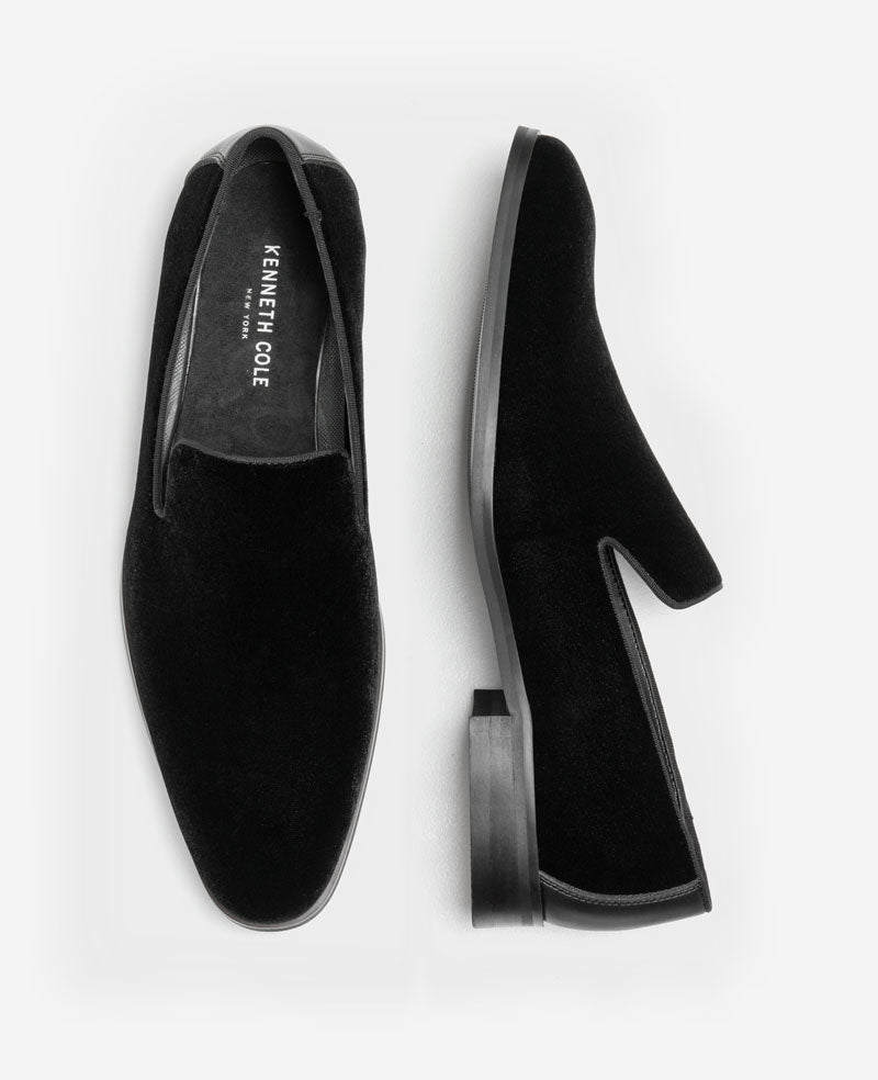 Harry2 Velvet Venetian Loafer | Kenneth Cole BLACK VELVET
