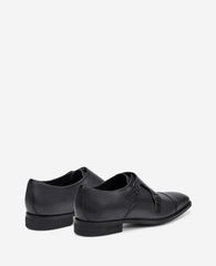 Charles Double Monk Strap Oxford – Charcole | Kenneth Cole | Kenneth Cole CHARCOLE LEATHER