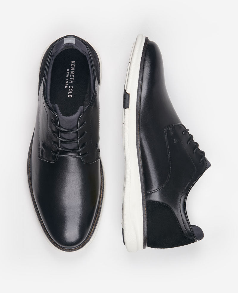 Luke Lace Up Oxford | Kenneth Cole BLACK LEATHER