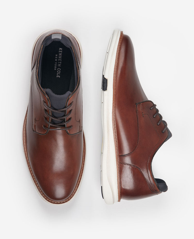 Luke Lace Up Oxford | Kenneth Cole COGNAC LEATHER