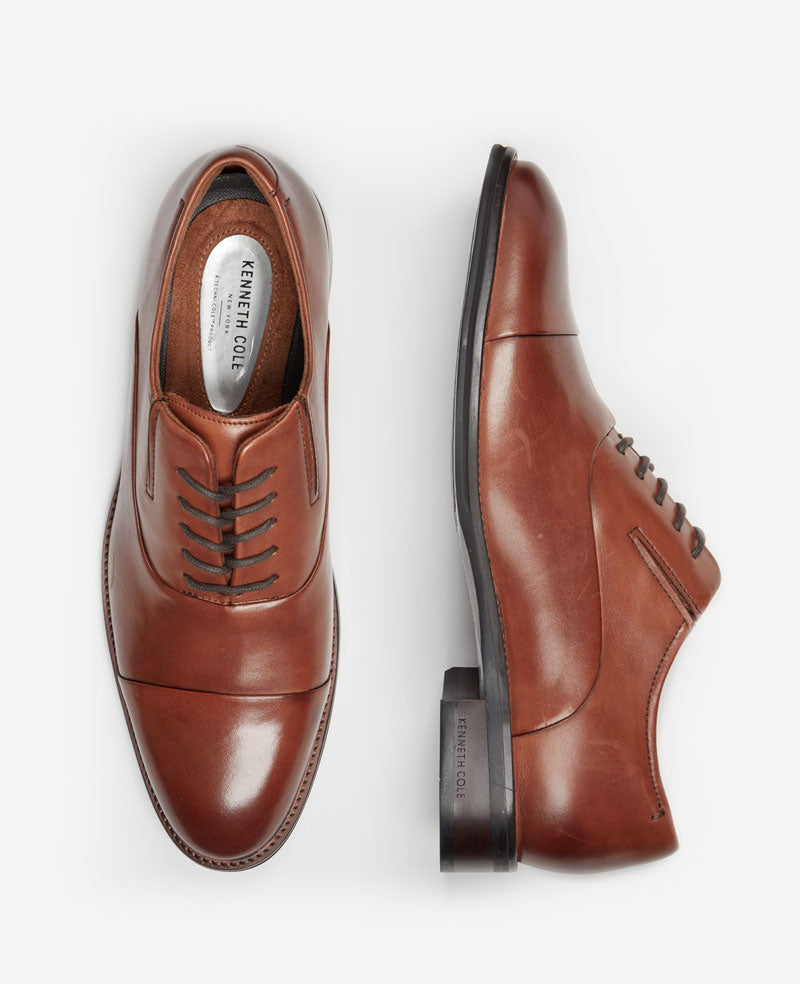 Tully Cap Toe Oxford | Kenneth Cole COGNAC