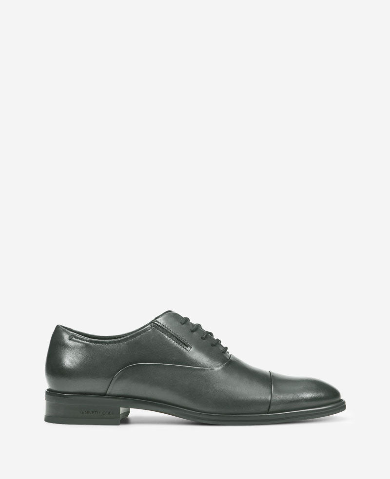 Tully Cap Toe Oxford | Kenneth Cole CHARCOLE LEATHER