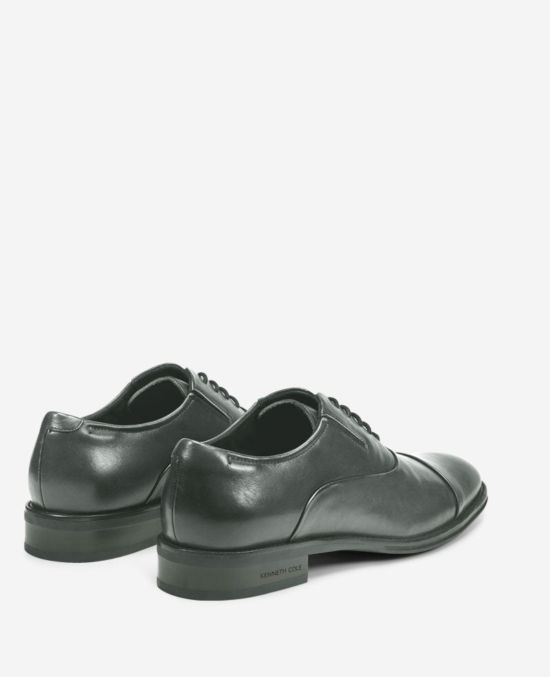 Tully Cap Toe Oxford | Kenneth Cole CHARCOLE LEATHER